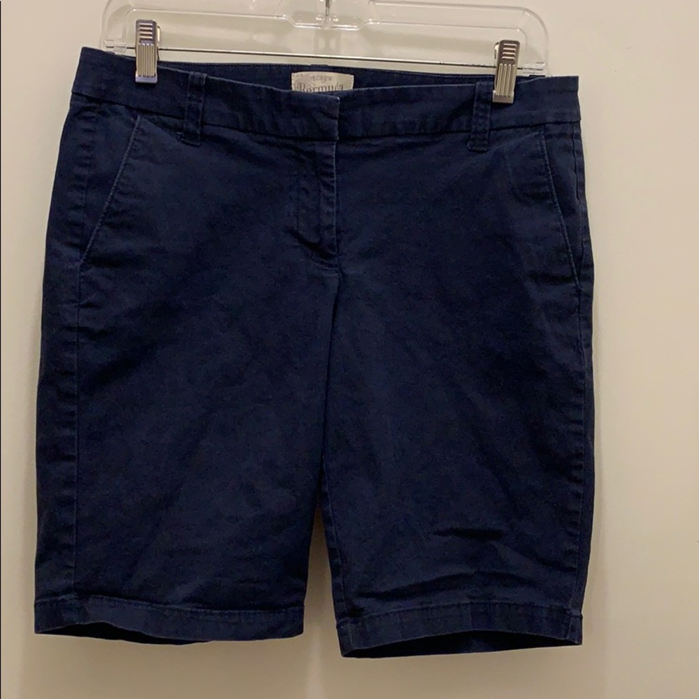 J. Crew Factory navy Bermuda shorts